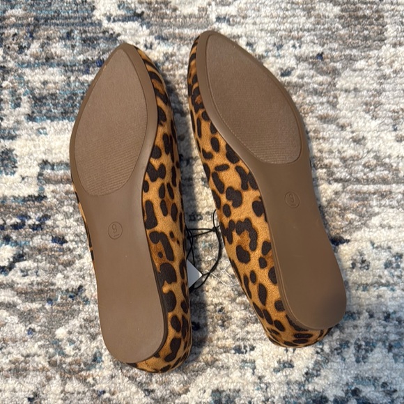 New York & Company Women's Leopard Print Flats - Picture 3 of 6